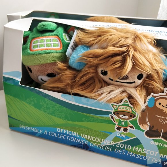 NWT Vancouver 2010 Olympics Plush Mascot 4-pack Set - Picture 2 of 5